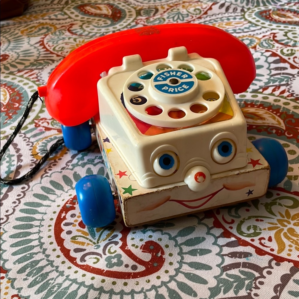 Fisher-Price Red and‎ Blue Learning Chatter Telephone